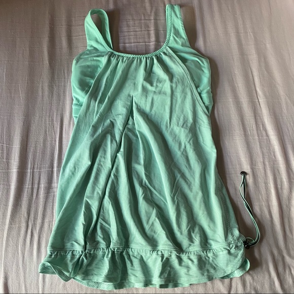 Teal Lululemon Workout Tank Top - Picture 1 of 4